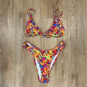 Heavy Manners Multicolor Floral Bikini